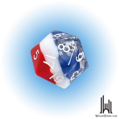 XL D20: Stars & Stripes 30MM